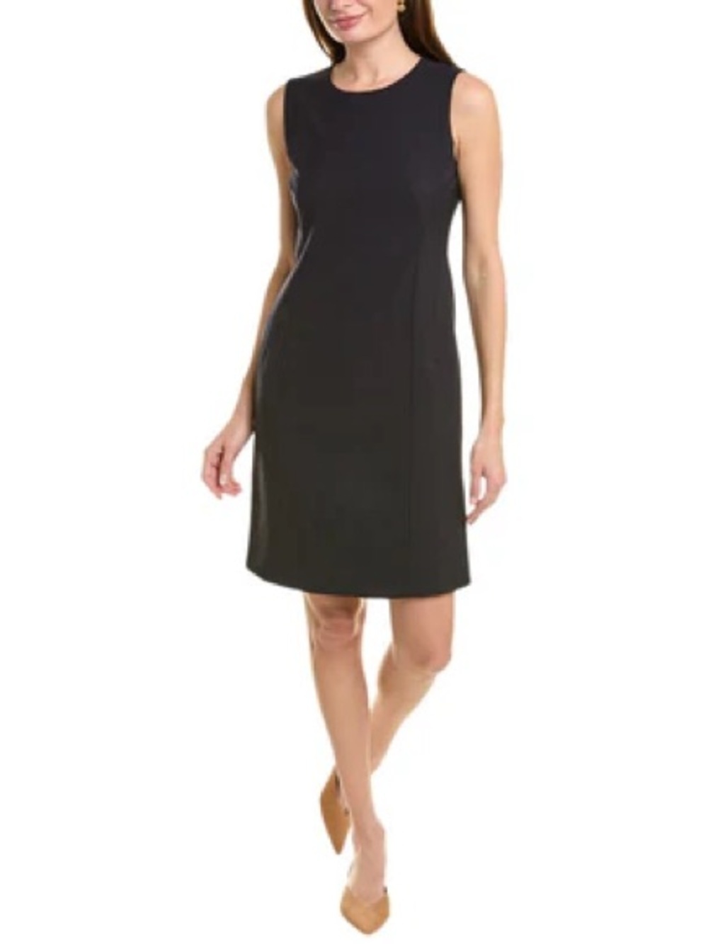 SPANX Black Sleeveless Mini Shift Dress